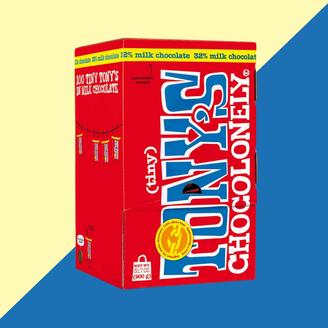 Tiny Tony's Chocolonely milk Chocolate | J&J Vending SF Office Snacks and Beverage Delivery Service