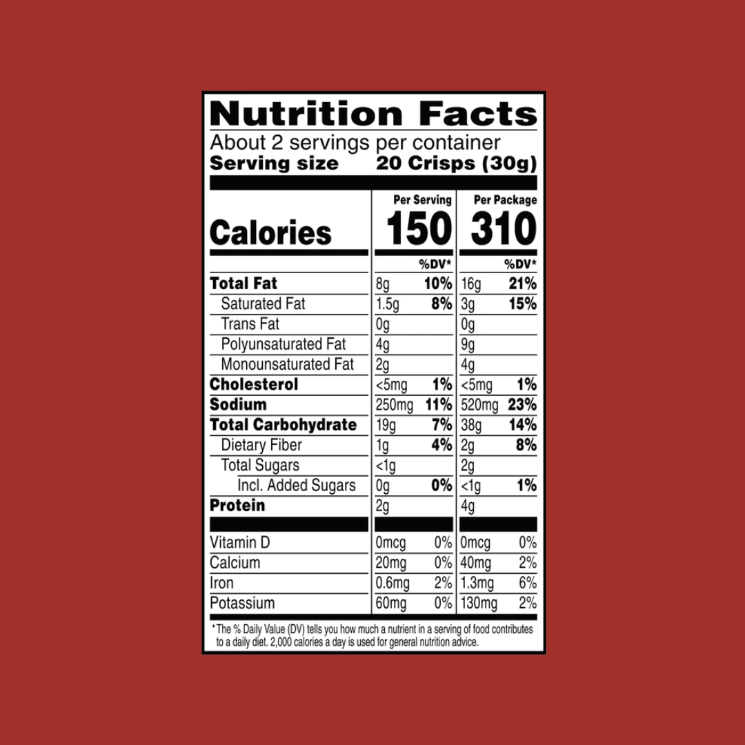 Cheez'It Snap'd Double Cheese Crackers Nutrition Facts | J&J Vending SF Office Snacks and Beverage Delivery Service Edit alt text