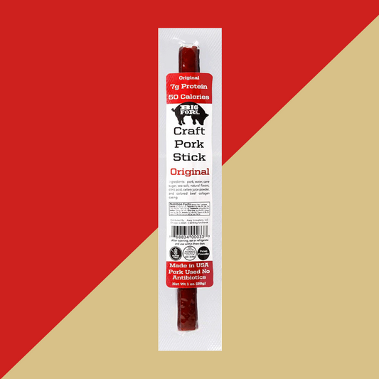 Big Fork Craft Pork Stick Original Jerky Snack | J&J Vending SF Office Pantry Snacks and Beverage Delivery Service