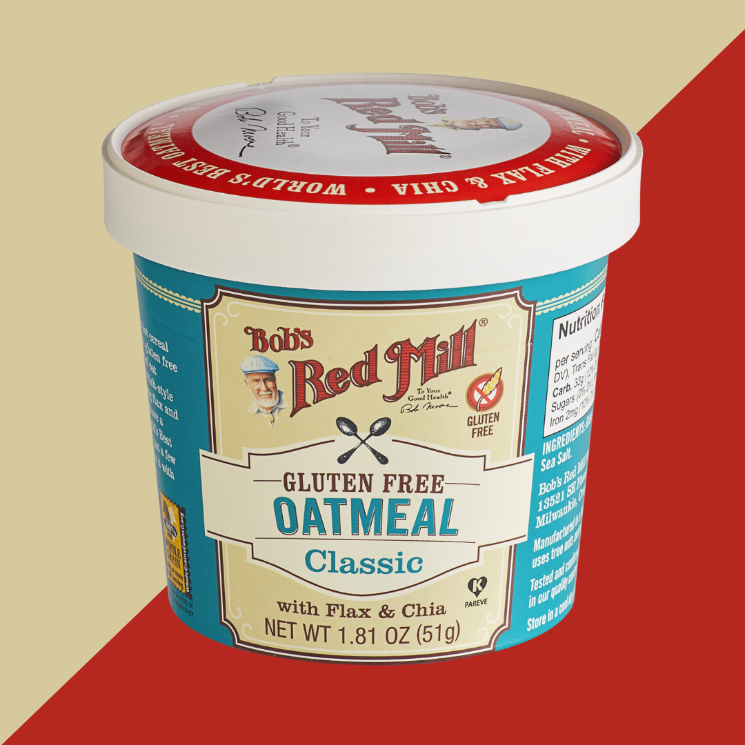 Bob's Red Mill Classic Oatmeal Cups with Flax & Chia | J&J Vending SF Office Pantry Snacks and Beverage Delivery Service