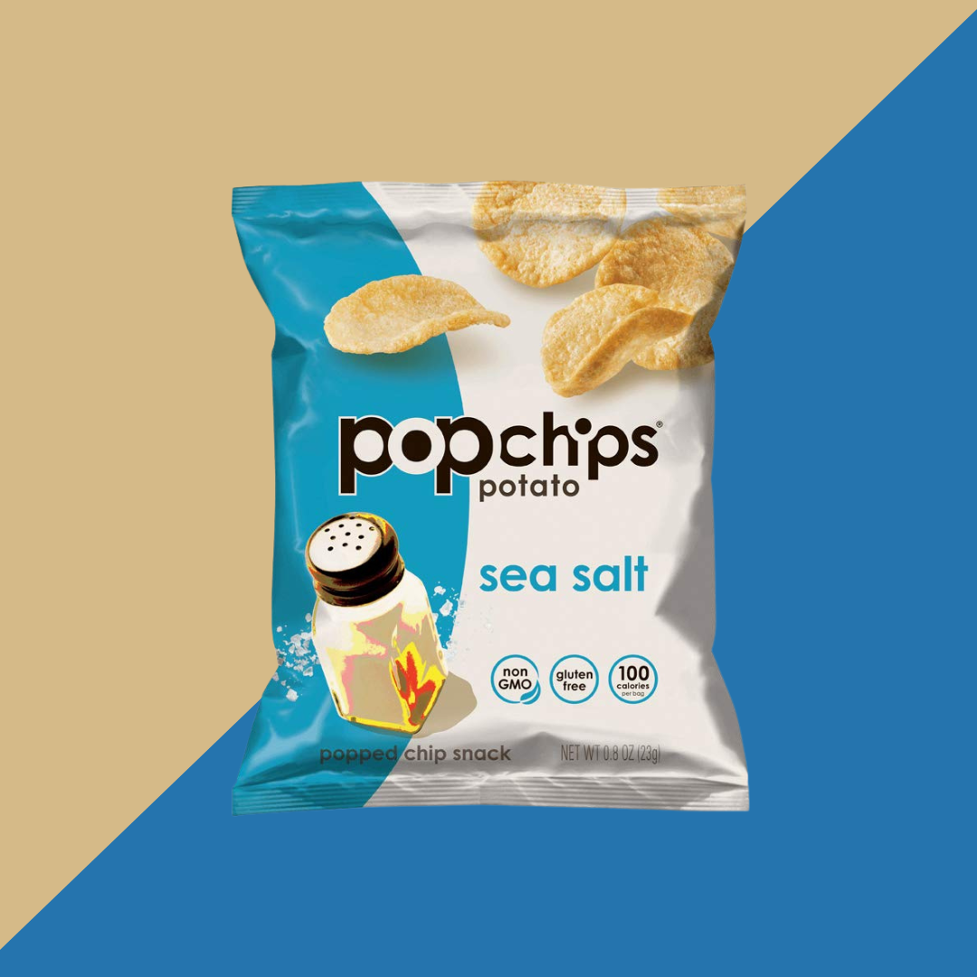 Popchips Original Potato Sea Salt Chips | J&J Vending SF Office Pantry Snacks and Beverage Delivery Service