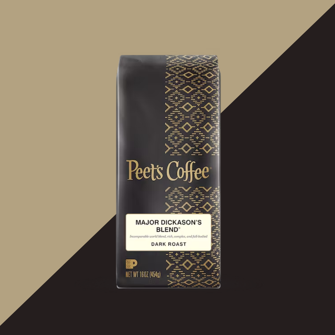 Peets Major Dickason Whole Bean Coffee 1lb Bag