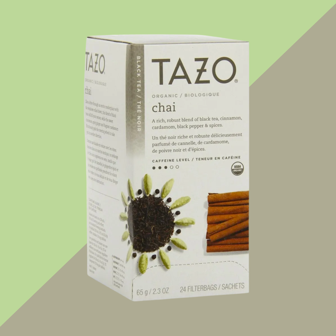 Tazo Organic Chai Black Tea 24ct | J&J Vending SF Office Snack and Beverage Delivery Service