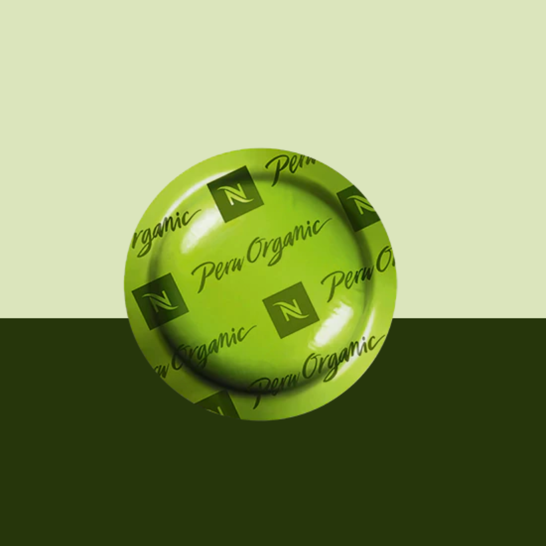 Nespresso commercial coffee pod. Nespresso Peru Organic