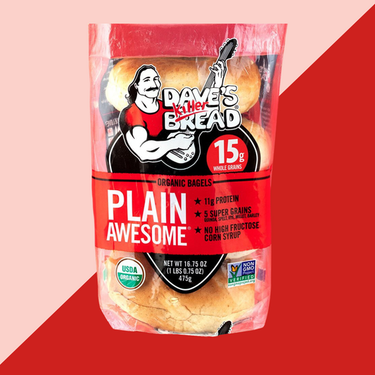 Dave's Killer Bread Plain Awesome Bagels | J&J Vending SF Office Snacks and Beverage Delivery Service