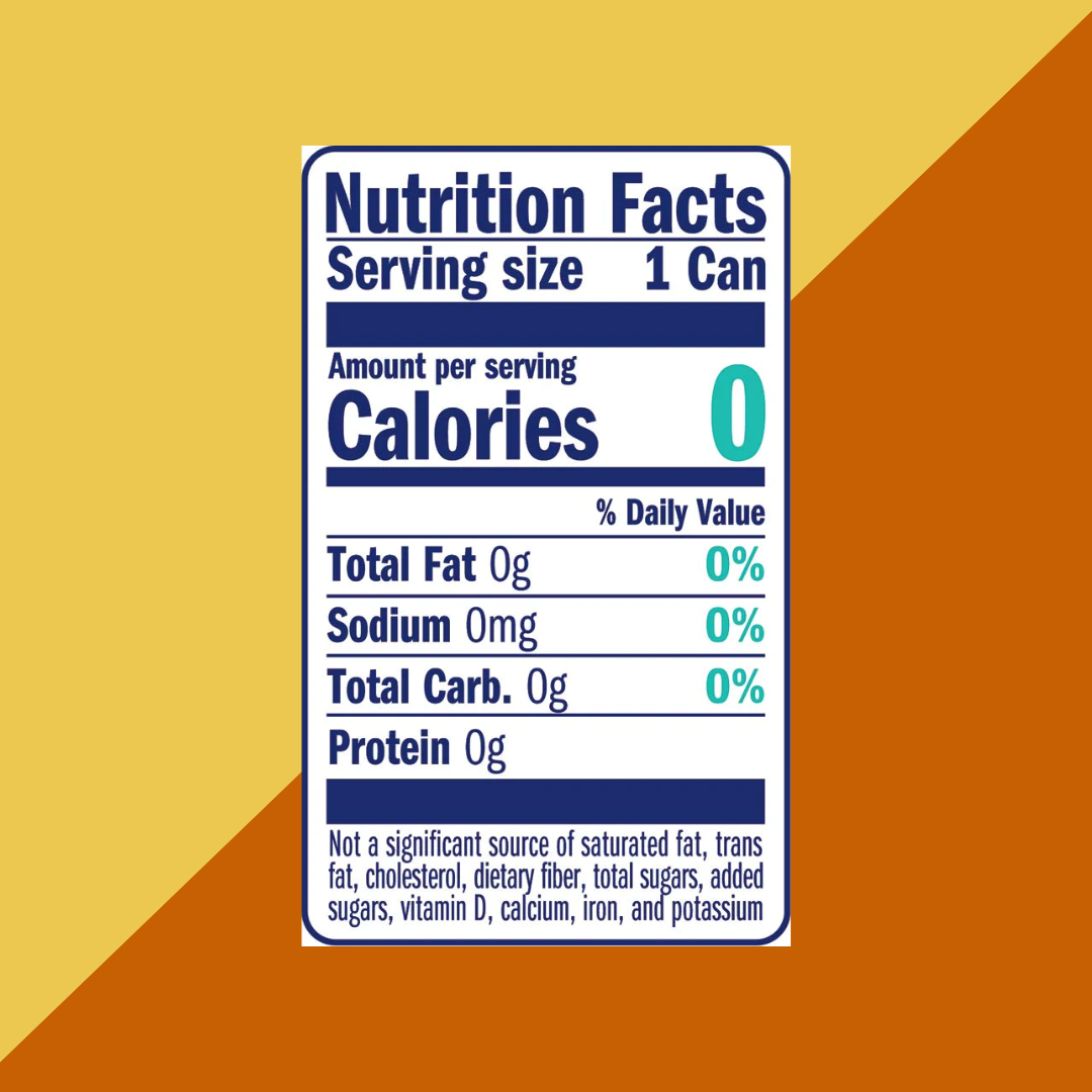 La Croix Sparkling Water Tangerine Nutrition Facts | J&J Vending SF Office Snack and Beverage Delivery Service