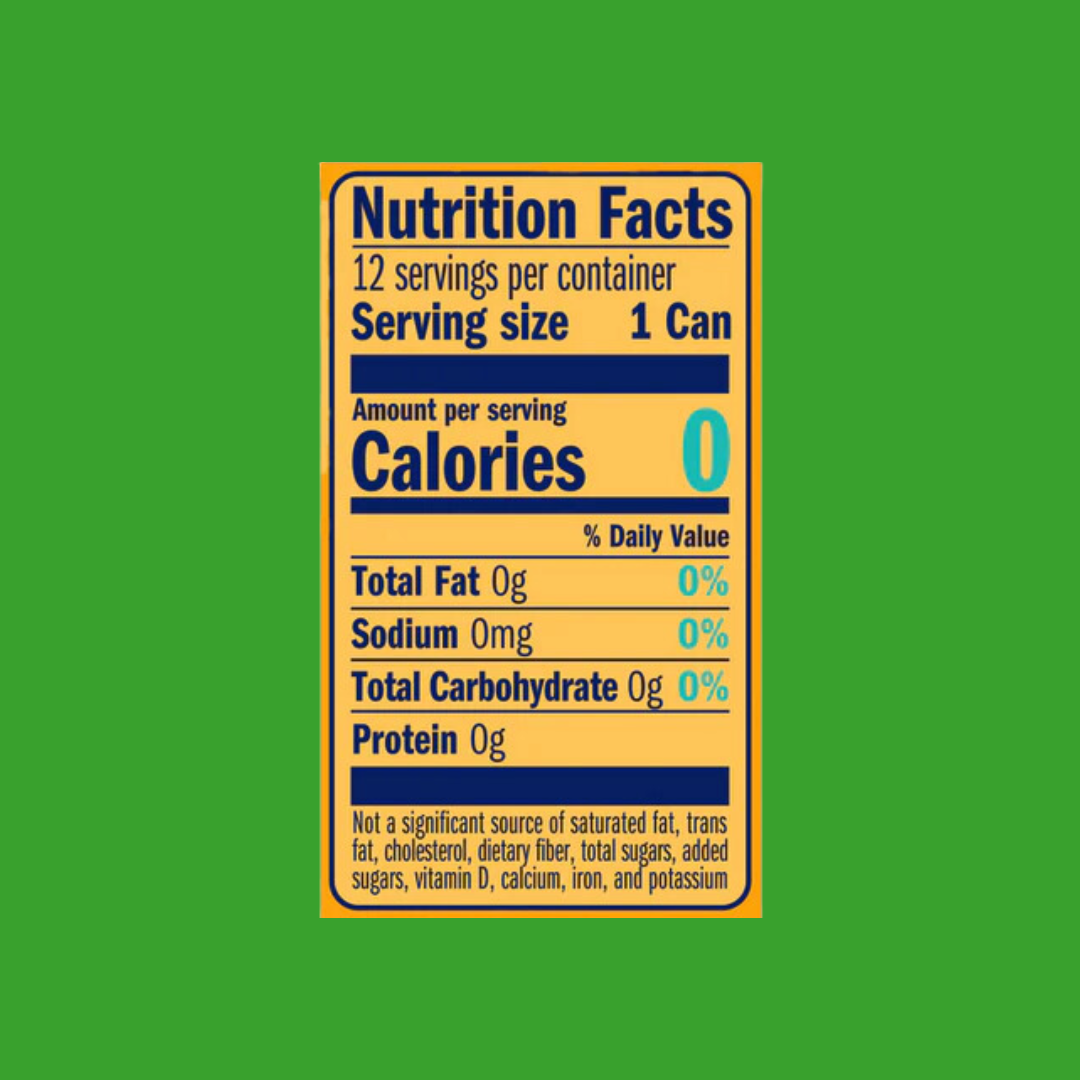 La Croix Sparkling Water Key Lime Nutrition Facts | J&J Vending SF Office Snack and Beverage Delivery Service