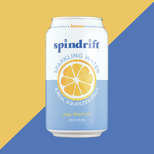 Spindrift Sparkling Water Lemon | J&J Vending SF Office Snack and Beverage Delivery Service