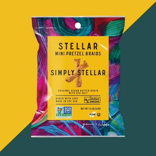 Stellar Simply Stellar Mini Pretzel Braids | J&J Vending SF Office Snacks and Beverage Delivery Service