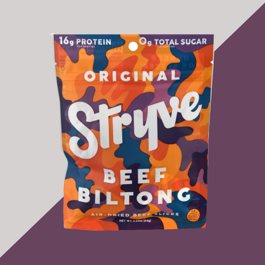 Stryve Beef Biltong Original Air Dried Beef Slices | J&J Vending SF Office Snack and Beverage Delivery Service