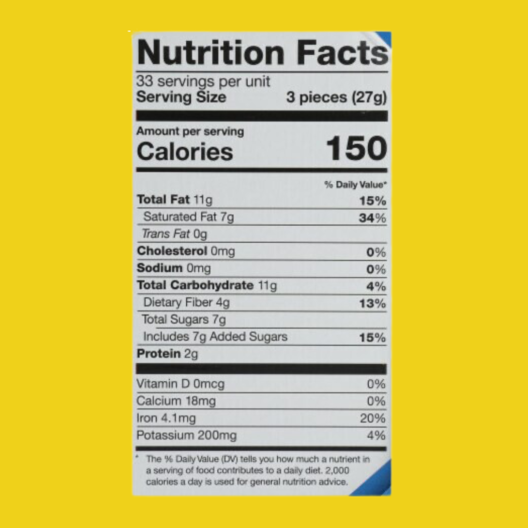Tony's Chocolonely 70% Dark Chocolate Bites 100ct Nutrition Facts | J&J Vending SF Office Snacks and Beverage Delivery Service