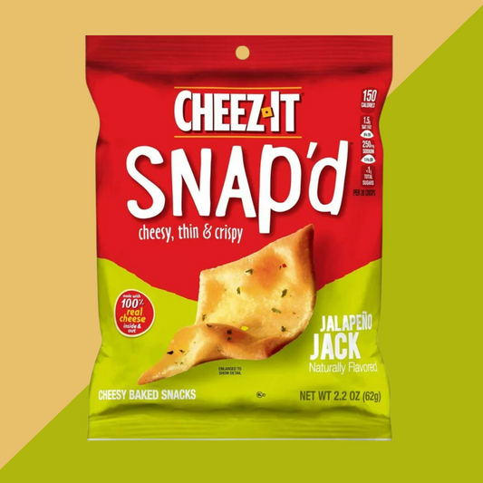 Cheez'it Snap'd Jalapeño Jack Crackers | J&J Vending SF Office Snacks and Beverage Delivery Service
