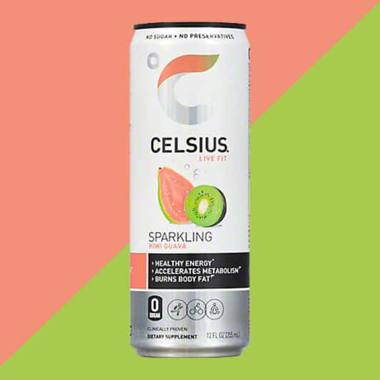 Celsius Sparkling Kiwi Guava Energy Drink | J&J Vending SF Office Snacks and Beverage Delivery Service