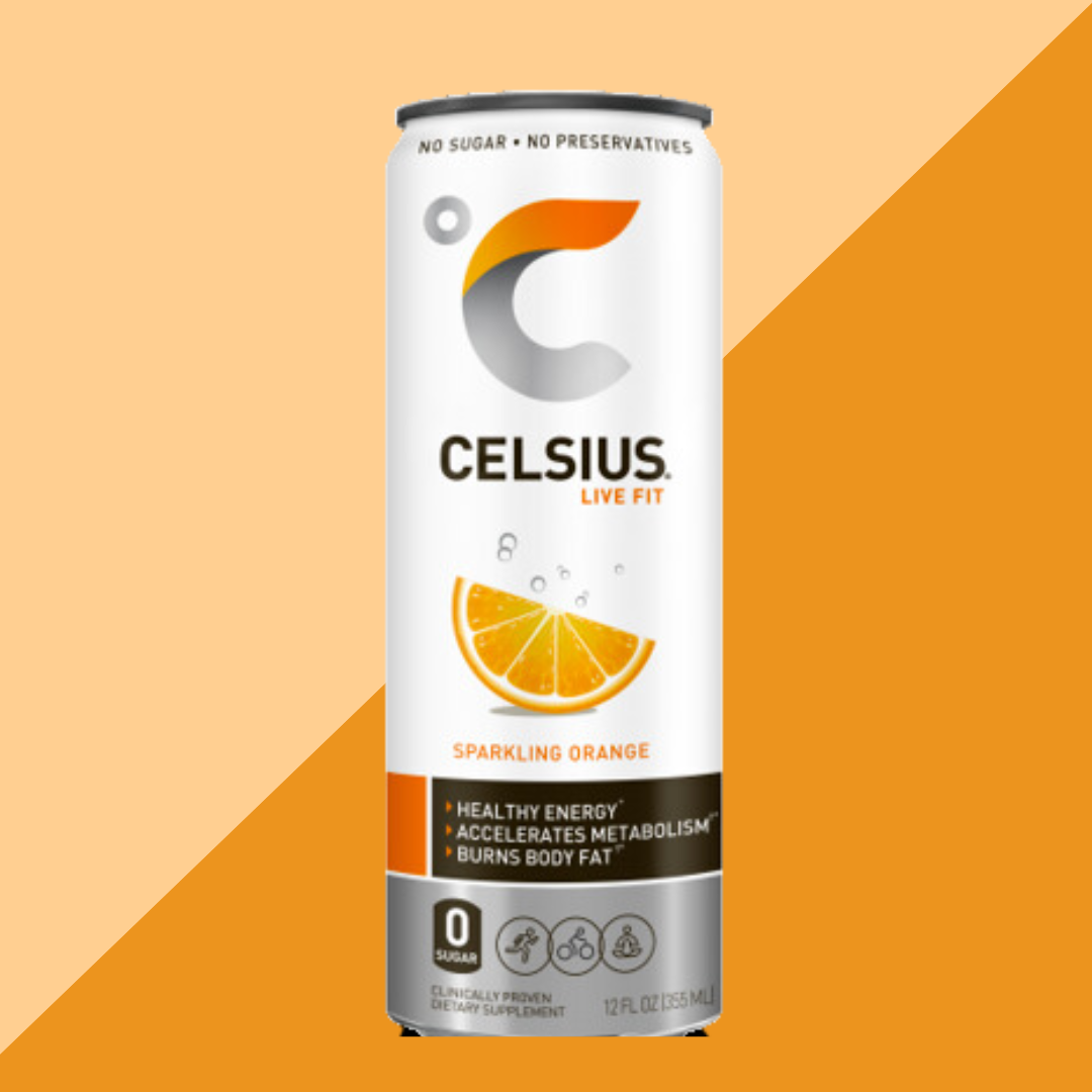 Celsius Sparkling Orange Energy Drink | J&J Vending SF Office Snacks and Beverage Delivery Service