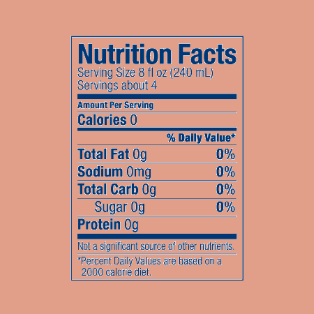 Polar Seltzer Sparkling Water Ruby Red Grapefruit Nutrition Facts | J&J Vending SF Office Snacks and Beverage Delivery Service