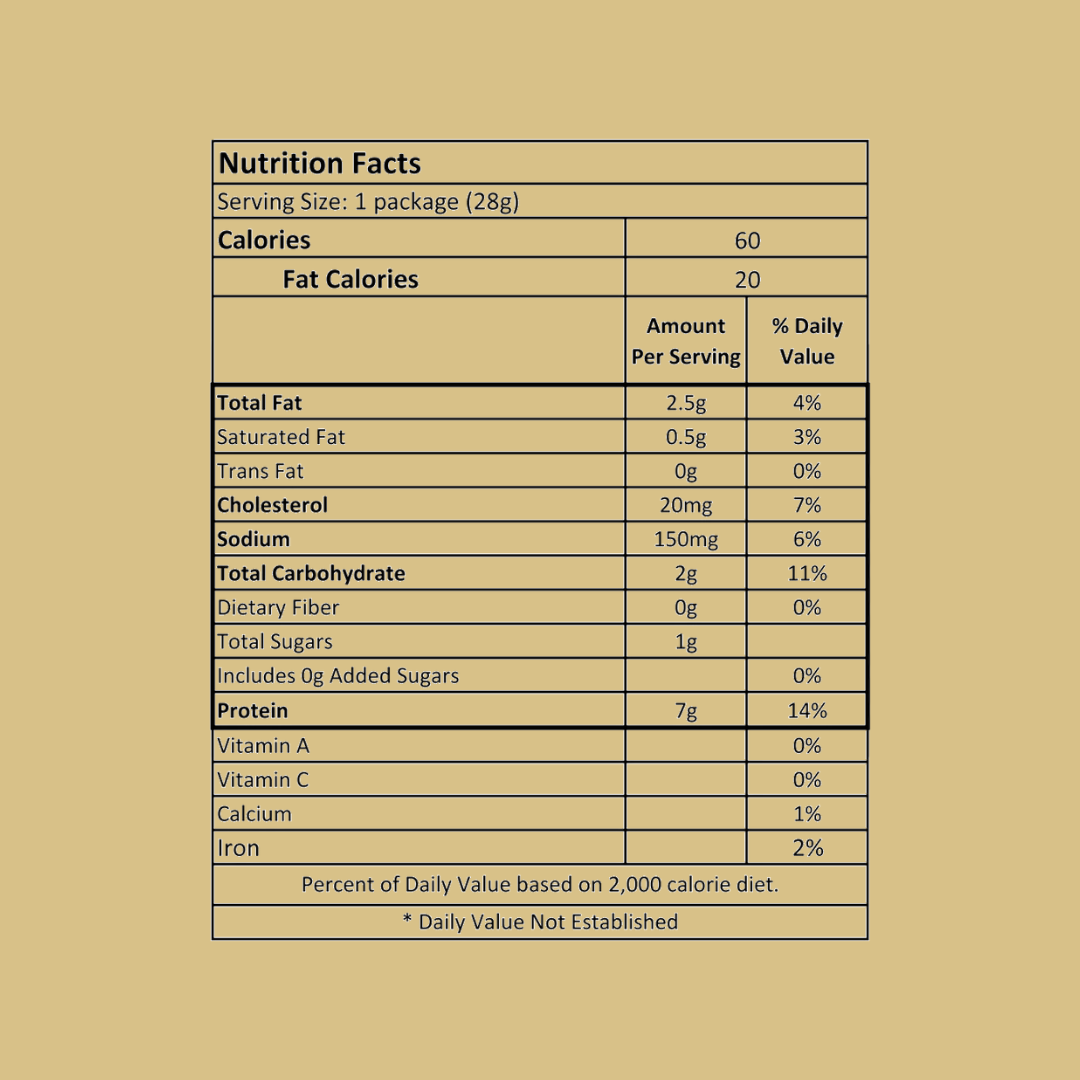 Big Fork Craft Pork Stick Original Jerky Snack Nutrition Facts | J&J Vending SF Office Pantry Snacks and Beverage Delivery Service