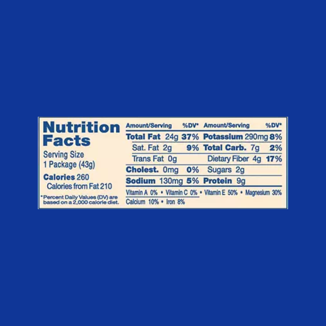 Blue Diamond Roasted Salted Almonds Nutrition Facts | J&J Vending SF Office Pantry Snacks and Beverage Delivery Service