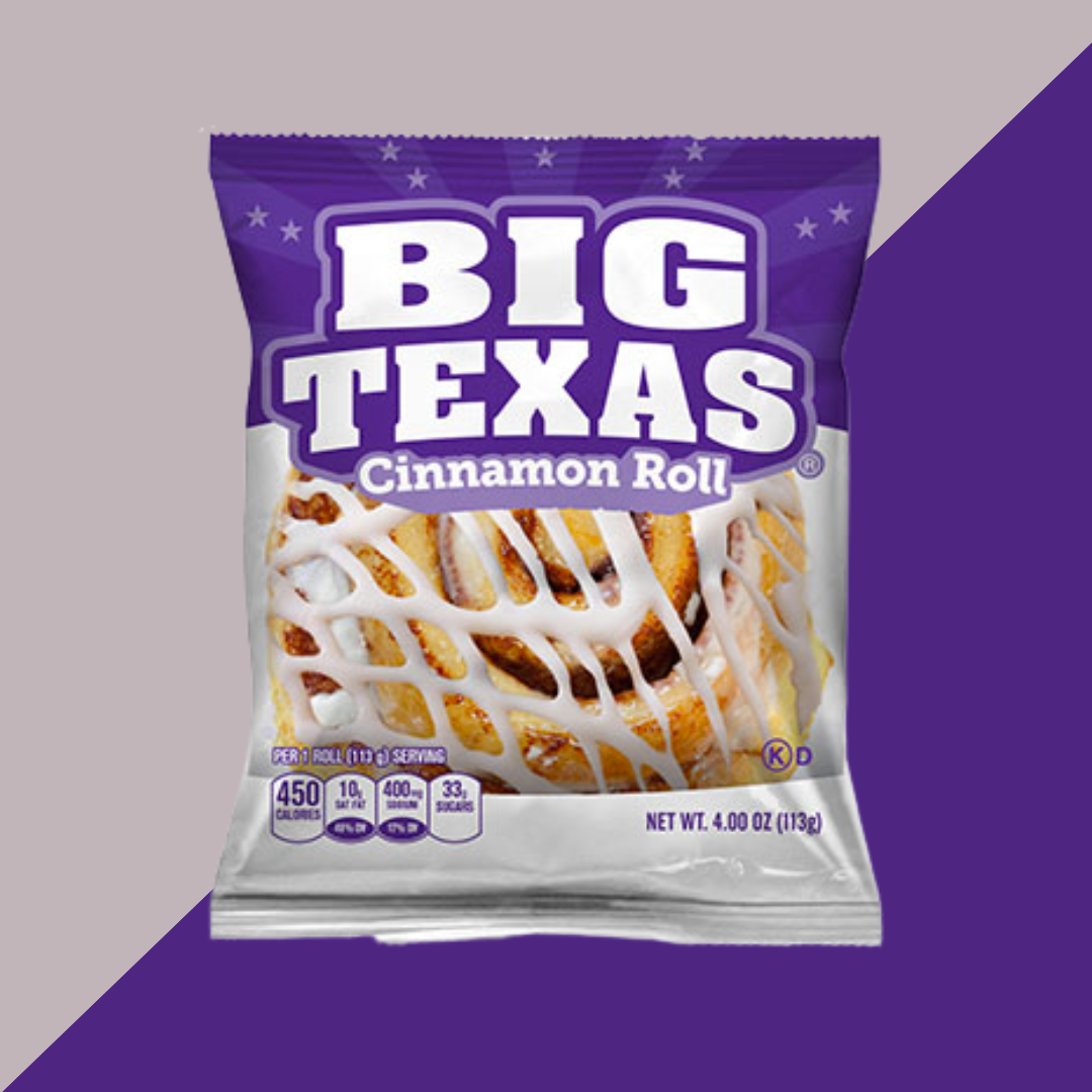 Big Texas Cinnamon Roll | J&J Vending SF Office Pantry Snacks and Beverage Delivery Service