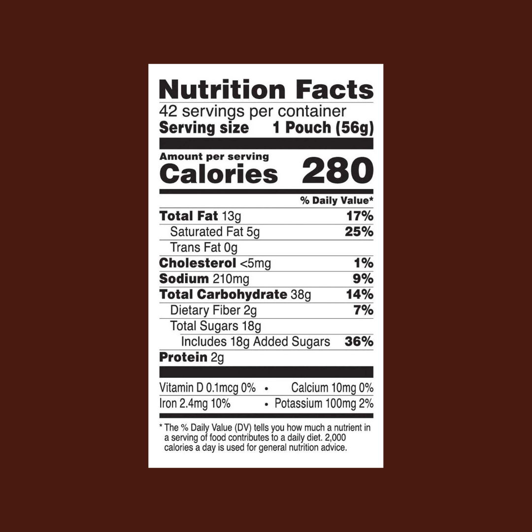 Famous Amos Bite Size Chocolate Chip Cookies Nutrition Facts | J&J Vending SF Office Pantry Snacks and Beverage Delivery Service