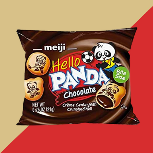 Meiji Hello Panda Bite Sized Chocolate Creme Cookies | J&J Vending SF Office Pantry Snacks and Beverage Delivery Service