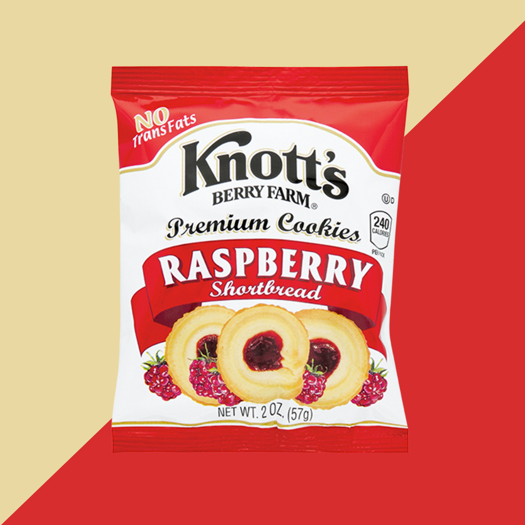 Knott's Berry Farm Premium Cookies Raspberry Shortbread | J&J Vending SF Office Pantry Snacks and Beverage Delivery Service