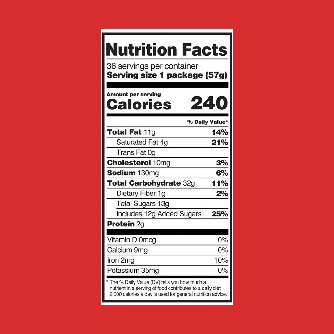 Knott's Berry Farm Premium Cookies Raspberry Shortbread Nutrition Facts | J&J Vending SF Office Pantry Snacks and Beverage Delivery Service