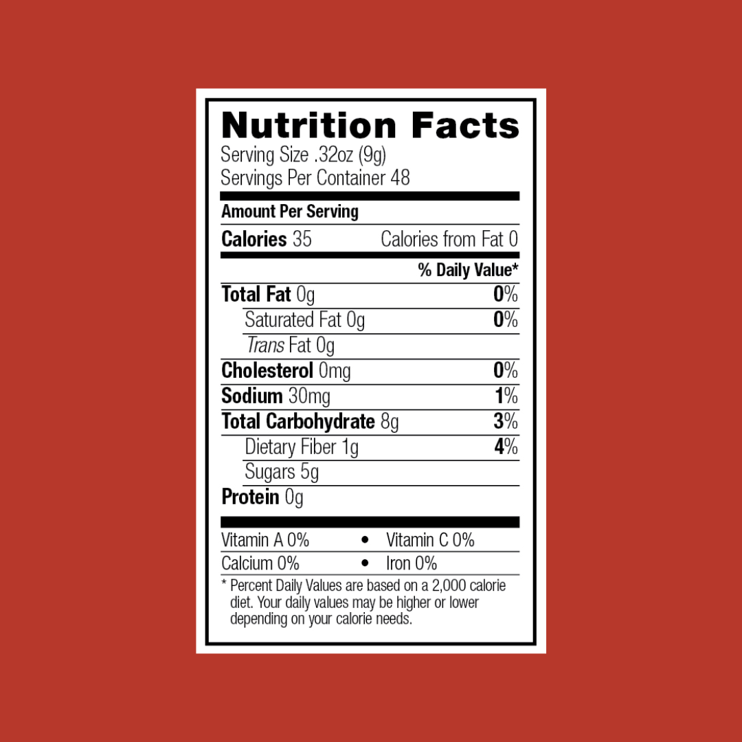Sensible Dried Fruit Apple Harvest Nutrition Facts | J&J Vending SF Office Pantry Snacks and Beverage Delivery Service