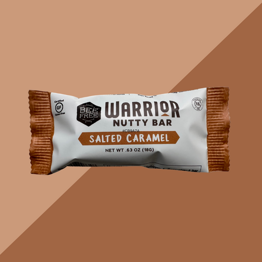 Bee Free Warrior Nutty Bar Salted Caramel | J&J Vending SF Office Pantry Snacks and Beverage Delivery Service