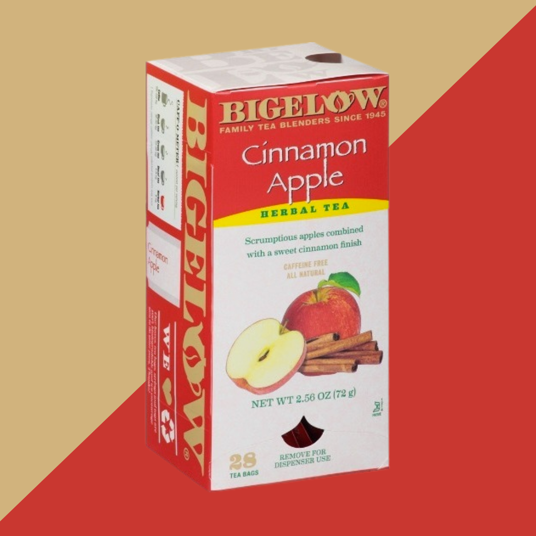 Bigelow Cinnamon Apple Herbal Tea 28ct | J&J Vending SF Office Snack and Beverage Delivery Service