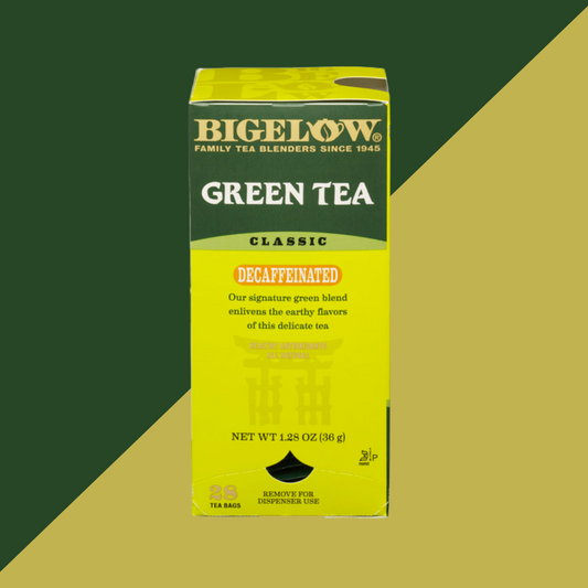 Bigelow Decaffeinated Green Tea 28ct | J&J Vending SF Office Snack and Beverage Delivery Service