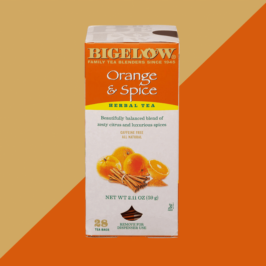 Bigelow Orange & Spice Herbal Tea 28ct | J&J Vending SF Office Snack and Beverage Delivery Service