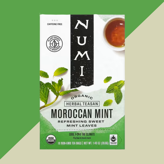 Numi Organic Moroccan Mint Herbal Tea 18ct | J&J Vending SF Office Snack and Beverage Delivery Service