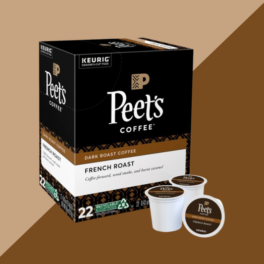 Peet's Coffee French Roast Kcups 22ct | J&J Vending SF Office Snack and Beverage Delivery Service