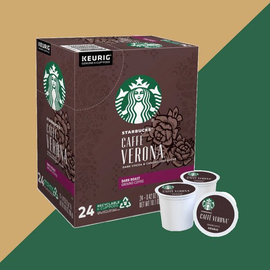 Starbucks Verona Dark Roast Kcups 24ct | J&J Vending SF Office Snack and Beverage Delivery Service