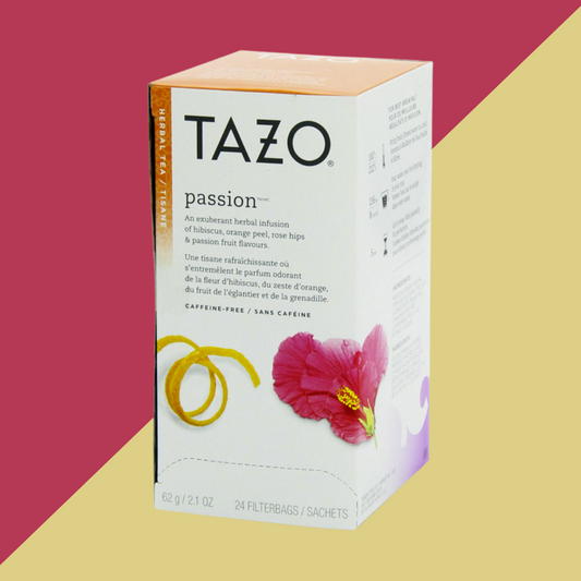 Tazo Passion Tea caffeine-free 24ct | J&J Vending SF Office Snack and Beverage Delivery Service