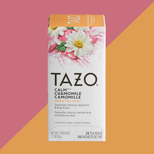 Tazo Calm Chamomile Tea Caffeine Free 24ct | J&J Vending SF Office Snack and Beverage Delivery Service
