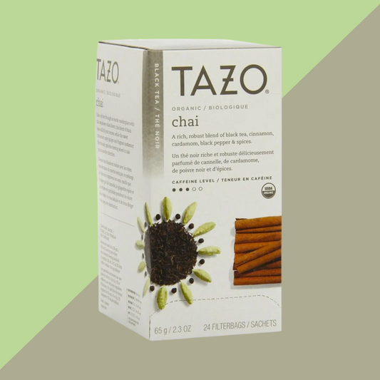 Tazo Organic Chai  Black Tea 24ct | J&J Vending SF Office Snack and Beverage Delivery Service