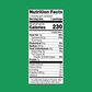 Lays Sour Cream & Onion Chips Nutrition Label | J&J Vending SF Office Pantry Snacks and Beverage Delivery Service