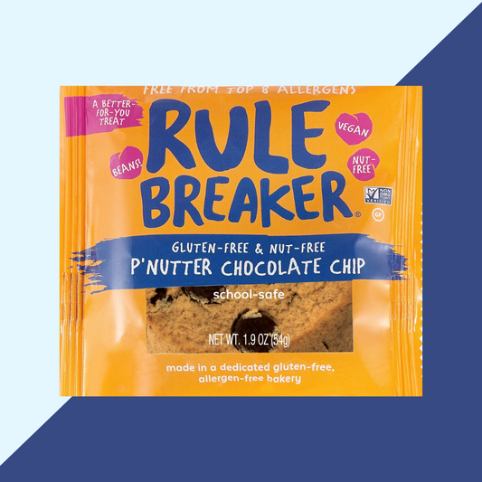 J&J Vending Office Snacks Rule Breaker P'Nutter Chocolate Chip