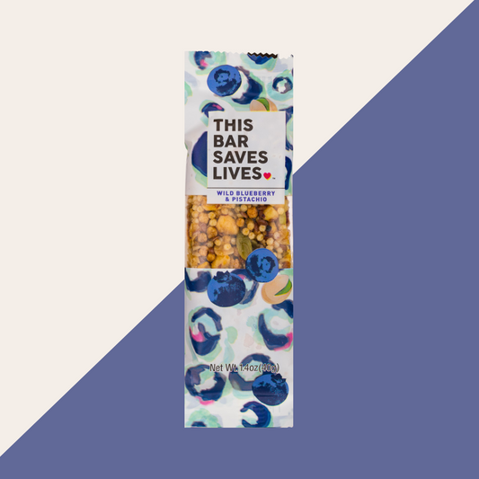 This Bar Saves Lives Blueberry Pistachio | J&J Vending SF Office Pantry Snacks and Beverage Delivery Service