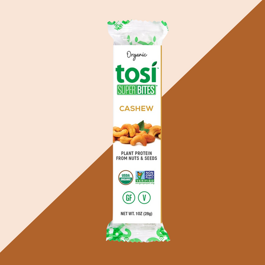 Tosi Super Bites Cashew Bar | J&J Vending SF Office Pantry Snacks and Beverage Delivery Service