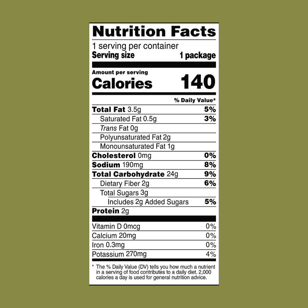 Lays Baked Sour Cream & Onion Chips Nutrition Facts | J&J Vending SF Office Pantry Snacks and Beverage Delivery Service