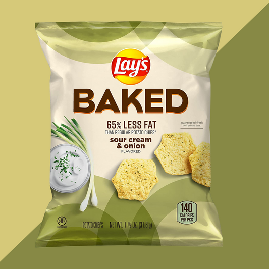 Lays Baked Sour Cream and Onion Chips | J&J Vending SF Office Pantry Snacks and Beverage Delivery Service