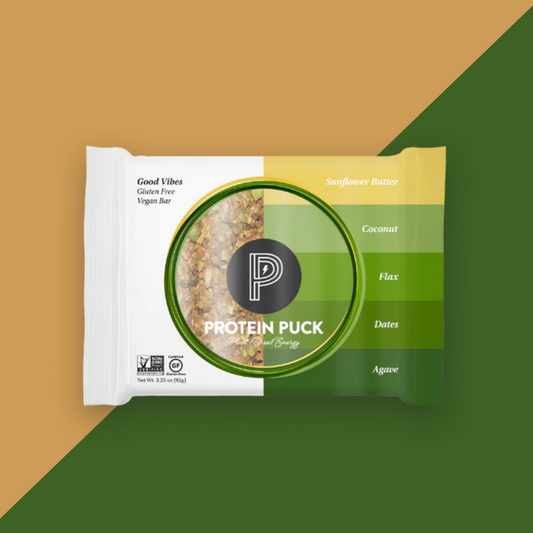 Protein Puck Good Vibes Food Bar | J&J Vending SF Office Pantry Snacks and Beverage Delivery Service