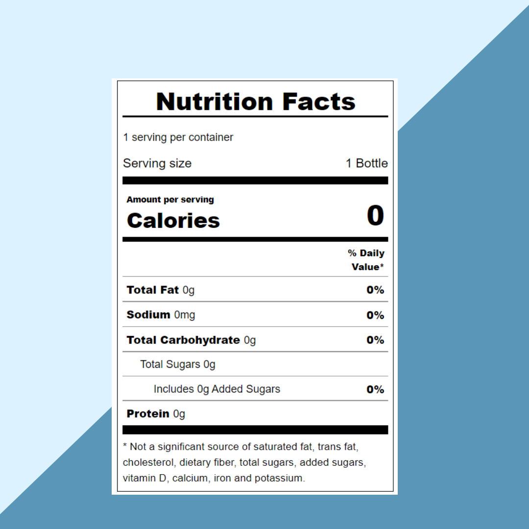 Dasani 20oz Bottled Water Nutrition Facts | J&J Vending SF Office Pantry Snacks and Beverage Delivery Service