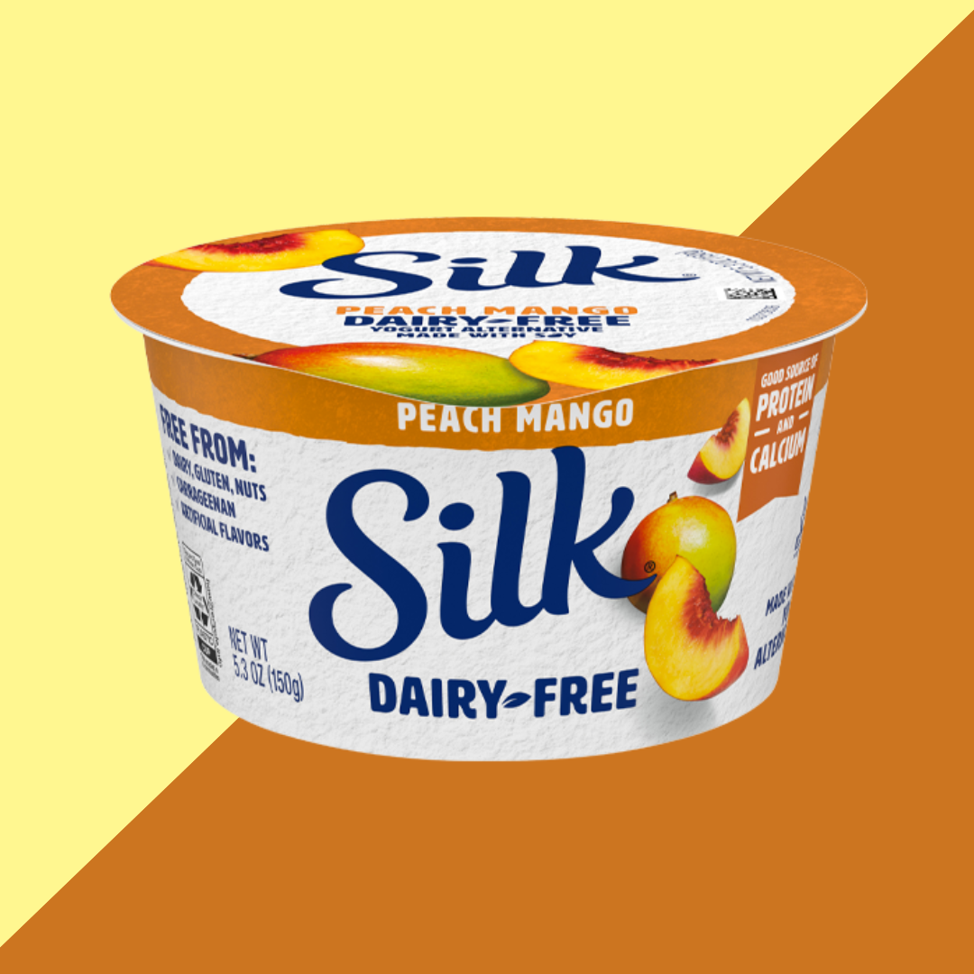 Silk Soy Yogurt Peach-Mango | J&J Vending SF Office Snacks and Beverage Delivery Service