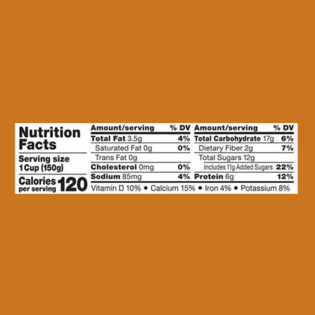 Silk Soy Yogurt Peach-Mango Nutrition Facts | J&J Vending SF Office Snacks and Beverage Delivery Service