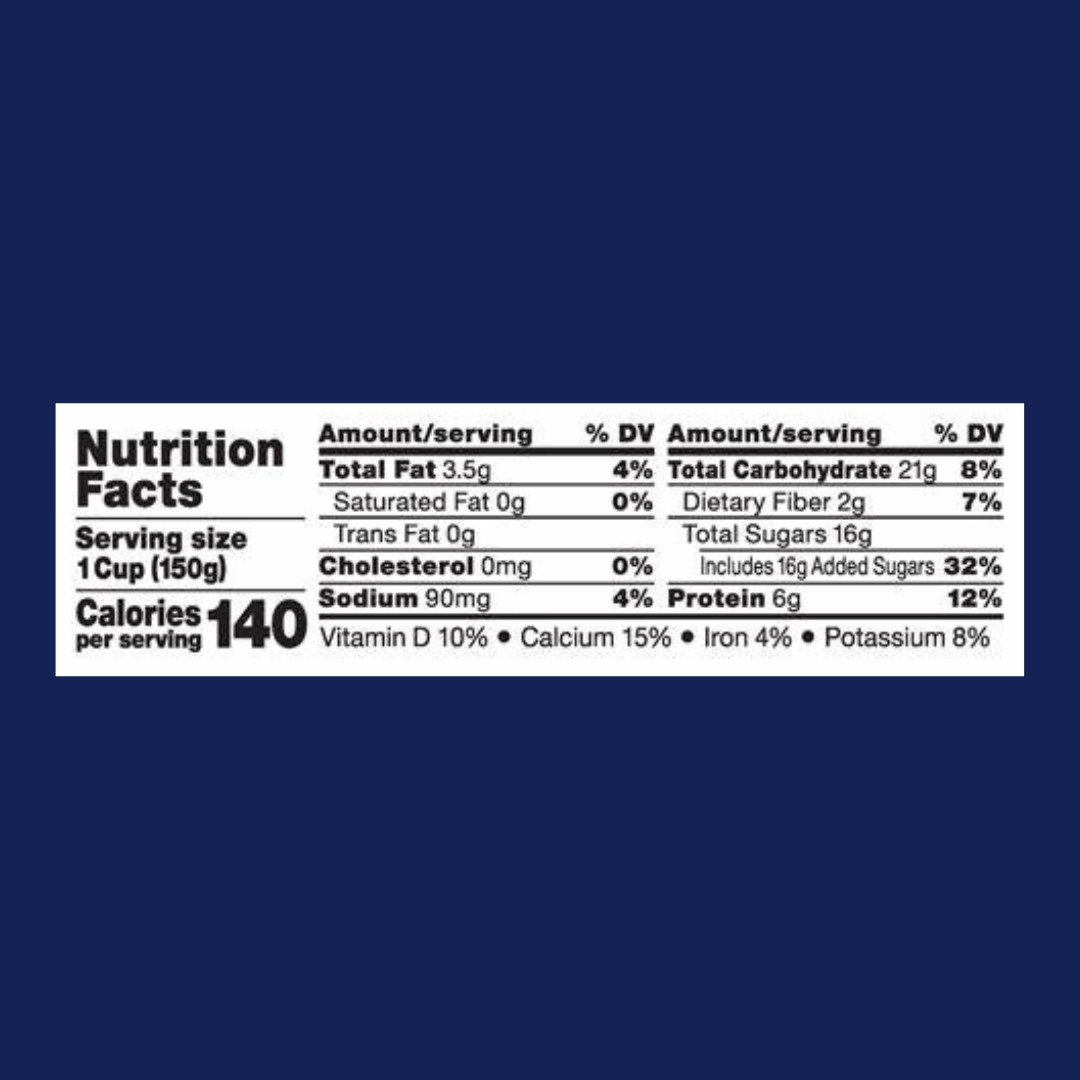 Silk Soy Yogurt Vanilla Nutrition Facts | J&J Vending SF Office Snacks and Beverage Delivery Service