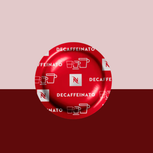 Nespresso commercial pods. Nespresso decaffeinato, decaf pod for commercial units